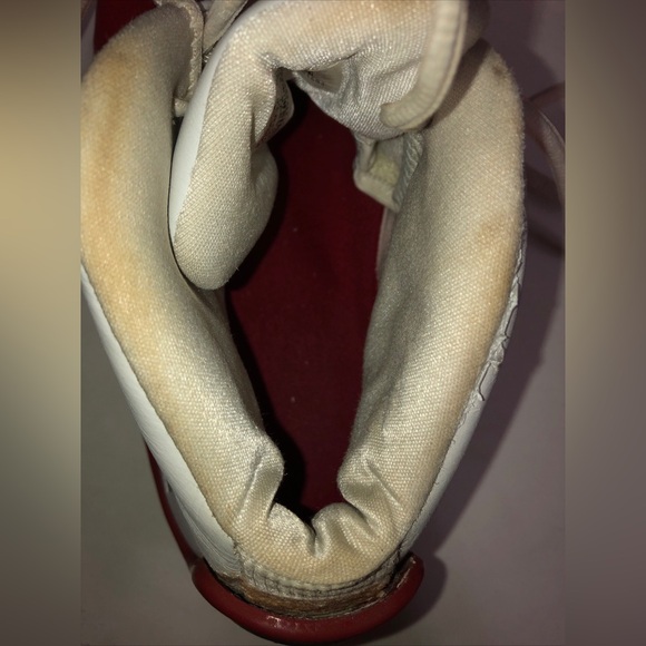 2003 NIKE AIR JORDAN JUMPMAN SQUADRON 23 WHITE RED CHICAGO 305378-101 Men’s 12 - Picture 10 of 11